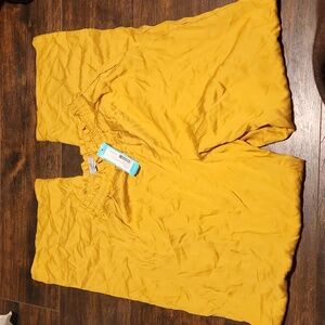 nwt DIRRABLU Leer high waist pants M Stitchfix mustard palazzo w/pockets new